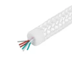 kelvo® GLOWFLEX KLV-101-0515 Ψηφιακή Pixel Addressable Ταινία Neon Flex με Πλεκτή Υφασμάτινη Επένδυση LED 14W/m 840lm/m 360° DC 24V Αδιάβροχο IP65 120 x SMD5054 Chip/m Πολύχρωμο RGB+WW Dimmable SPI/TTL Protocol IC TM1814 - Sanan SMD Chip - Μ1000 x Π2.2 x Υ2.2cm - Ρολό 10 Μέτρων - 6 Χρόνια Εγγύηση - Image 4
