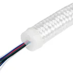 kelvo® GLOWFLEX KLV-101-0517 Ταινία Neon Flex με Πλεκτή Υφασμάτινη Επένδυση LED 14W/m 840lm/m 360° DC 24V Αδιάβροχο IP65 120 x SMD5054 Chip/m Πολύχρωμο RGB+WW Dimmable - Sanan SMD Chip - Μ1000 x Π3.5 x Υ3.5cm - Ρολό 10 Μέτρων - 6 Χρόνια Εγγύηση - Image 4