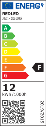 Redpoint ΣΤΕΓΑΝΗ COB LED ΤΑΙΝΙΑ 24V-12W/M-IP65-COOL WHITE (κατασκευή Κίνα) - Image 3