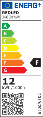 Redpoint 240V AC ΤΑΙΝΙΑ LED COB 12W/M-IP67  WARM WHITE (κατασκευή Κίνα) - Image 3