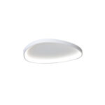 Inlight Πλαφονιέρα οροφής LED 25W 3CCT από λευκό μέταλλο και ακρυλικό D:61,5x5cm (42043-White)