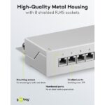 Goobay CAT 6 Patch Panel 8 Θυρών STP Mini/Desktop 93047 Γκρι - Image 5