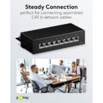 Goobay CAT 6 Patch Panel 8 Θυρών Mini/Desktop 96105 Μαύρο - Image 3