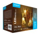 Modee Χριστουγεννιάτικα Φωτάκια LED με Τροφοδοτικό (50LED/4.9m/10cm) Θερμό Λευκό - Image 4