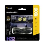 Technik Φακός Κεφαλής H32 με Μπαταρία 1x18650 OSRAM P9 & USB-C 1000lm
