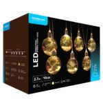 Modee Χριστουγεννιάτικα Φωτάκια LED με Βύσμα (10LED/300cm/30cm) Θερμό Λευκό - Image 2
