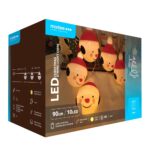 Modee Χριστουγεννιάτικα Διακοσμητικά Φωτάκια LED Μπαταρίας (10LED/120cm/10cm) Θερμό Λευκό - Image 2