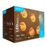 Modee Χριστουγεννιάτικα Διακοσμητικά Φωτάκια LED Μπαταρίας (10LED/120cm/10cm) Θερμό Λευκό - Image 2