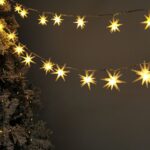 Modee Χριστουγεννιάτικα Διακοσμητικά Φωτάκια LED Μπαταρίας (10LED/165cm/15cm) Θερμό Λευκό - Image 3