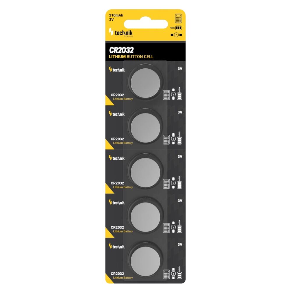 media-1748247665480 Technik Μπαταρίες Κουμπιά Λιθίου Platinum CR2032 (3V) B5 - Image 1
