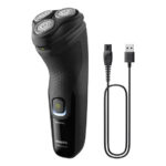 Philips Series X3021/00 Επαναφορτιζόμενη Ξυριστική Μηχανή με Τρίμερ Μαύρη - Image 3