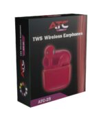 ATC-25 TWS Ασύρματα Ακουστικά Bluetooth Φούξια - Image 2