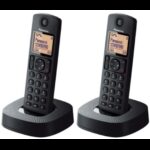Panasonic KX-TGC312B Ασύρματο Τηλέφωνο Duo με 2 Ακουστικά Μαύρο - Image 2