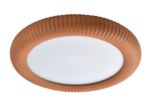 Inlight Φωτιστικό Οροφής Γύψινο LED 36W, 3000K, Κεραμιδί D:40x6,5cm(42054-Terracotta)