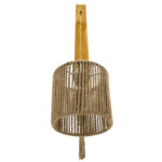 GLOBOSTAR® CASTI 00886 Vintage Φωτιστικό Τοίχου - Απλίκα με Ντουί 1 x E27 AC 220-240V IP20 - Μπέζ - Μ19 x Π35 x Υ85cm - Image 5