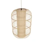 GLOBOSTAR® HIBISCUS 00891 Boho Κρεμαστό Φωτιστικό Οροφής με Ντουί 1 x E27 AC 220-240V IP20 - Μπεζ - Μ40 x Π40 x Υ60cm - Image 6