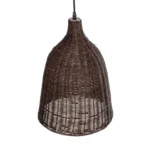 GLOBOSTAR® BAHAMAS 01367 Boho Κρεμαστό Φωτιστικό Οροφής με Ντουί 1 x E27 AC 220-240V IP20 - Καφέ - Μ30 x Π30 x Υ40cm - Image 6