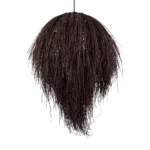 GLOBOSTAR® ARCHIPELAGO 01750 Boho Κρεμαστό Φωτιστικό Οροφής με Ντουί 1 x E27 AC 220-240V IP20 - Καφέ - Μ40 x Π40 x Υ63cm