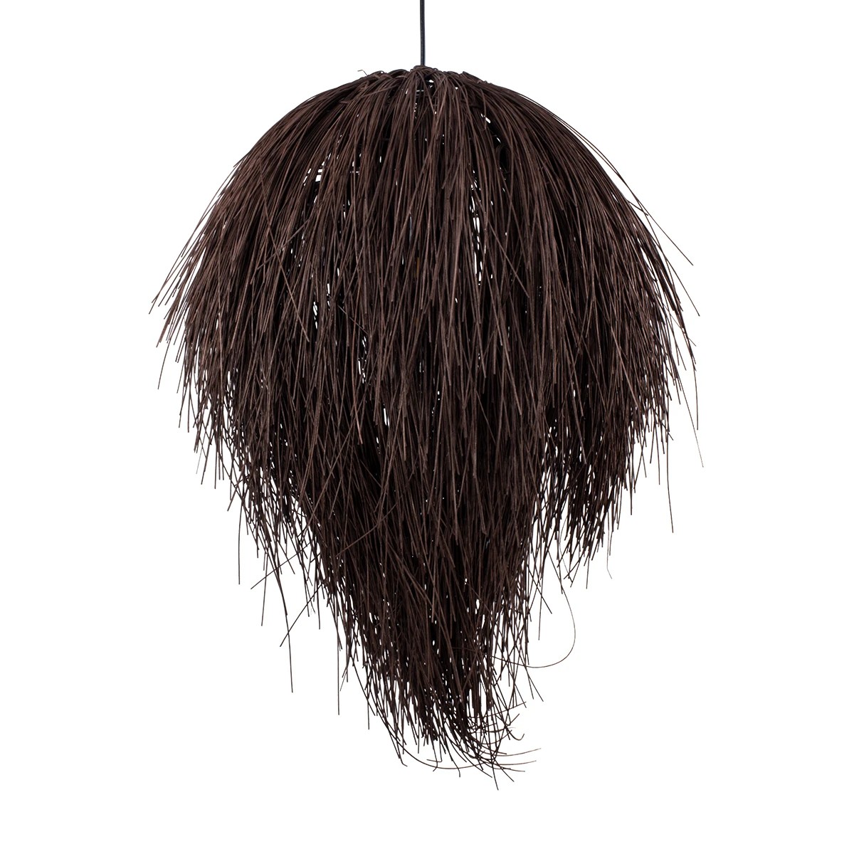 01750_2 GLOBOSTAR® ARCHIPELAGO 01750 Boho Κρεμαστό Φωτιστικό Οροφής με Ντουί 1 x E27 AC 220-240V IP20 - Καφέ - Μ40 x Π40 x Υ63cm - Image 1