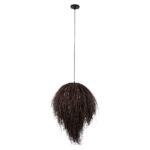 GLOBOSTAR® ARCHIPELAGO 01750 Boho Κρεμαστό Φωτιστικό Οροφής με Ντουί 1 x E27 AC 220-240V IP20 - Καφέ - Μ40 x Π40 x Υ63cm - Image 3