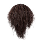 GLOBOSTAR® ARCHIPELAGO 01750 Boho Κρεμαστό Φωτιστικό Οροφής με Ντουί 1 x E27 AC 220-240V IP20 - Καφέ - Μ40 x Π40 x Υ63cm - Image 4