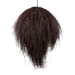 GLOBOSTAR® ARCHIPELAGO 01750 Boho Κρεμαστό Φωτιστικό Οροφής με Ντουί 1 x E27 AC 220-240V IP20 - Καφέ - Μ40 x Π40 x Υ63cm - Image 6