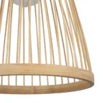 GLOBOSTAR® ARIDA 01970 Boho Φωτιστικό Τοίχου - Απλίκα με Ντουί 1 x E27 AC 220-240V IP20 - Μπεζ - Μ21 x Π30 x Υ55cm - Image 5