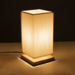 GLOBOSTAR® ARUBA 02041 Boho Επιτραπέζιο Φωτιστικό Πορτατίφ με Ντουί 1 x E27 AC 220-240V IP20 - Μπεζ - Μ15 x Π15 x Υ30cm - Image 3
