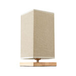 GLOBOSTAR® ARUBA 02041 Boho Επιτραπέζιο Φωτιστικό Πορτατίφ με Ντουί 1 x E27 AC 220-240V IP20 - Μπεζ - Μ15 x Π15 x Υ30cm - Image 4