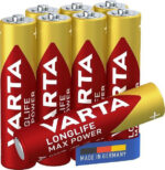 Μπαταρία Varta Longlife Max Power Αλκαλική Mignon AAA B5+3 - Image 2