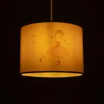 GLOBOSTAR® BALLERINA 204-0015 Παιδικό Κρεμαστό Φωτιστικό Οροφής με Ντουί 1 x E27 AC 220-240V IP20 - Ροζ - Μ28 x Π28 x Υ24cm - Image 3