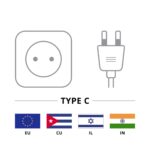 Goobay Καλώδιο με φις Euro για συναρμολόγηση, με διακόπτη, 1,5 m (51350) - Image 3