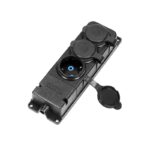 Redpoint 13166 ΠΟΛΥΠΡΙΖΟ ΣΤΕΓΑΝΟ ΧΩΡΙΣ ΚΑΛΩΔΙΟ 3 ΘΕΣΕΩΝ IP44 ΜΑΥΡΟ ORNO - Image 5