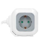 Redpoint 13144 ΠΟΛΥΠΡΙΖΟ ΚΥΒΟΣ ΜΕ 1,4m ΚΑΛΩΔΙΟ 3G1.5 4 ΘΕΣΕΩΝ + 2 USB ORNO - Image 3