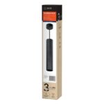 Redpoint 6189 BARBRA ΜΟΝΟΦΩΤΟ ΚΡΕΜΑΣΤΟ GU10 ΣΤΡΟΓΓΥΛΟ Φ56/240 ΜΑΥΡΟ ORNO - Image 2