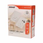 Redpoint 13108 ΣΠΟΤ ΓΩΝΙΑΚΟ ΚΟΥΖΙΝΑΣ 230V 2.5W 4000K ΜΕ ΑΝΕΠΑΦΟ ΔΙΑΚΟΠΤΗ 80/120/50 ΣΕΤ 2 ΤΕΜ. ΛΕΥΚΟ ORNO - Image 2