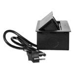 Redpoint 9035/B ΜΑΥΡΟ ΠΟΛΥΠΡΙΖΟ ΓΡΑΦΕΙΟΥ ΧΩΝ. ΜΕ ΚΑΠΑΚΙ 2 ΣΟΥΚΟ ΜΕ 1USB-A+1USB-C+ΚΑΛΩΔΙΟ 1,5m+ΦΙΣ ORNO - Image 5