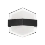 GLOBOSTAR® EMPIRE 60781 Μοντέρνο Φωτιστικό Τοίχου - Απλίκα LED 12W 1200lm 120° AC 220-240V Αδιάβροχο IP65 Θερμό Λευκό 2700K - Bridgelux SMD Chip & TÜV SÜD Driver - Μαύρο Ματ - Μ18.5 x Π10 x Υ17.5cm - 3 Χρόνια Εγγύηση - Image 3