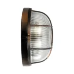 GLOBOSTAR® BOATLIGHT 61623 Vintage Φωτιστικό Καραβοχελώνα Τοίχου & Οροφής με Ντουί 1 x E27 AC 220-240V Αδιάβροχο IP65 - Χάλκινο Παλαιωμένο Εφέ Σκουριάς Ματ - Μ17.5 x Π17.5 x Υ9cm - Image 3