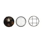 GLOBOSTAR® BOATLIGHT 61623 Vintage Φωτιστικό Καραβοχελώνα Τοίχου & Οροφής με Ντουί 1 x E27 AC 220-240V Αδιάβροχο IP65 - Χάλκινο Παλαιωμένο Εφέ Σκουριάς Ματ - Μ17.5 x Π17.5 x Υ9cm - Image 6