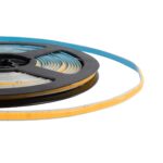 GLOBOSTAR® BEE 70357 Ταινία LED 9W/m 810lm/m 120° DC 24V IP20 384 x COB Chip/m Θερμό Λευκό 2700K Dimmable - Sanan COB Chip - Μ500 x Π0.5 x Υ0.2cm - Ρολό 5 Μέτρων - 5 Χρόνια Εγγύηση - Image 2