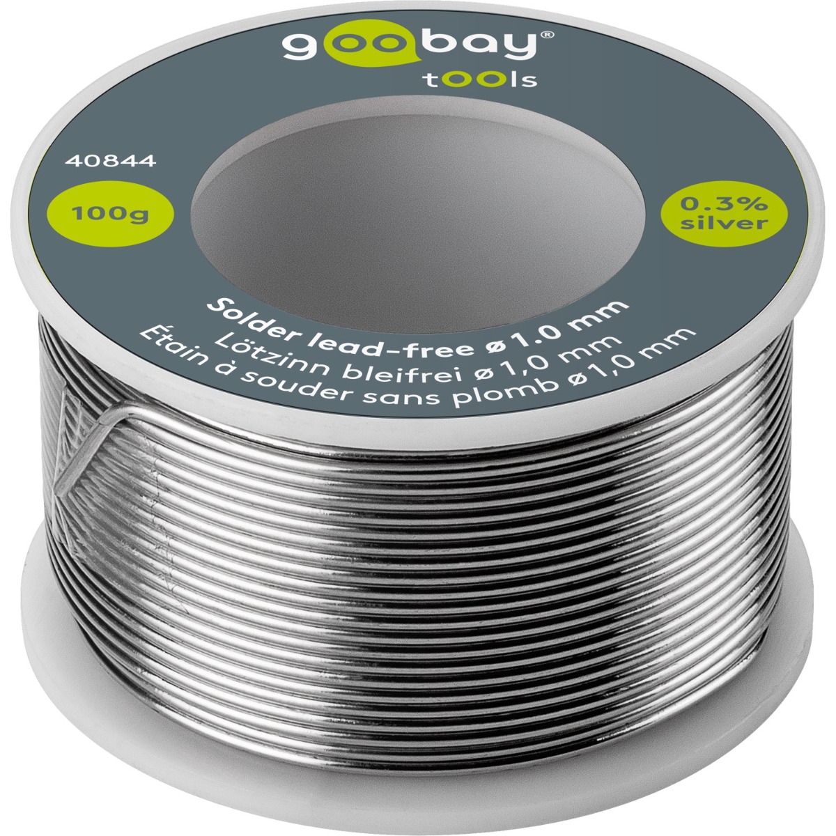 6e66f0c0-7b74-4158-a706-28ae02a2a421 Goobay Tools Βασικό Σύρμα Συγκόλλησης Χωρίς Μόλυβδο (40844) - Image 1