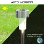 GLOBOSTAR® BLOSSOM 71521 Διακοσμητικό Φωτιστικό Κήπου LED 1W 40lm 180° DC 5V με Φωτοβολταϊκό Panel 5V 0.1W & Επαναφορτιζόμενη Μπαταρία Li-ion 3.2V 600mAh Αδιάβροχο IP65 Θερμό Λευκό 2700K - Μ4.7 x Π4.7 x Υ29.5cm - 2 Χρόνια Εγγύηση - Image 2