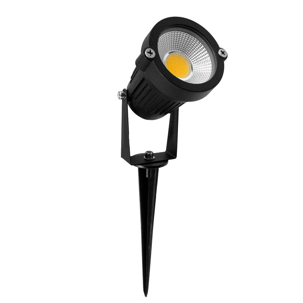 75584_0 GLOBOSTAR® ROOT 75584 Φωτιστικό Σποτ για Φυτά - Δέντρα με Βάση Κήπου / Καρφωτό LED 5W 525lm 35° DC 12V Αδιάβροχο IP67 Ultra Θερμό Λευκό 2200K Dimmable - Bridgelux COB Chip - Μαύρο - Μ6 x Π6 x Υ12.5cm - 2 Χρόνια Εγγύηση - Image 1