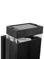 GLOBOSTAR® QUATRO 77897 Μοντέρνο Φωτιστικό Τοίχου - Απλίκα με Ντουί 2 x GU10 AC 220-240V Αδιάβροχο IP65 - Μαύρο Ματ - Μ11 x Π13 x Υ21.5cm - Image 6