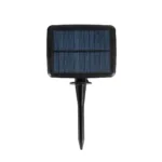 GLOBOSTAR® TWILIGHT 79667 Μοντέρνο Φωτιστικό Κήπου Γιρλάντα 7.5m με 15 Λάμπες & IR Ασύρματο Χειριστήριο LED 9W 810lm 360° DC 3.7V με Φωτοβολταϊκό Panel 5.5V 1.5W & Επαναφορτιζόμενη Μπαταρία Li-ion 3.6V 1x18650 2200mAh Αδιάβροχο IP65 Θερμό Λευκό 2700Κ Dimmable - Sanan SMD Chip - Μαύρο & Διάφανο - Μ750 x Π4 x Υ7cm - 2 Χρόνια Εγγύηση - Image 5