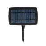 GLOBOSTAR® TWILIGHT 79668 Μοντέρνο Φωτιστικό Κήπου Γιρλάντα 10.5m με 30 Λάμπες & IR Ασύρματο Χειριστήριο LED 18W 1620lm 360° DC 3.7V με Φωτοβολταϊκό Panel 5.5V 3W & Επαναφορτιζόμενη Μπαταρία Li-ion 3.6V 2x18650 4400mAh Αδιάβροχο IP65 Θερμό Λευκό 2700Κ Dimmable - Sanan SMD Chip - Μαύρο & Διάφανο - Μ1050 x Π4 x Υ7cm - 2 Χρόνια Εγγύηση - Image 5