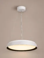 kelvo® VOLA KLV-101-0590 Κρεμαστό Φωτιστικό Οροφής LED 24W 2400lm 120° AC 220-240V IP20 Ρυθμιζόμενο Λευκό CCT με Διακόπτη στο Driver 2700K/4500K/6000K Triac Dimmable - Lumileds SMD Chip & ENEC/TÜV Driver - Μαύρο Ματ & Λευκό Ματ - Μ40 x Π40 x Υ7cm - 5 Χρόνια Εγγύηση - Image 3