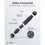 Goobay Σύνδεσμος καλωδίου10 cm IP68 (81292) - Image 2