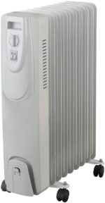 Entac Καλοριφέρ Λαδιού 9 Φέτες 2000W Λευκό με Timer Αντίστροφης Μέτρησης